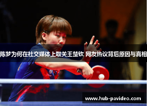 陈梦为何在社交媒体上取关王楚钦 网友热议背后原因与真相 陈梦为何在社交媒体上取关王楚钦 网友热议背后原因与真相