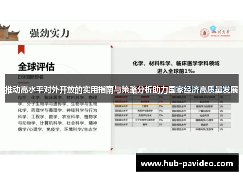 推动高水平对外开放的实用指南与策略分析助力国家经济高质量发展